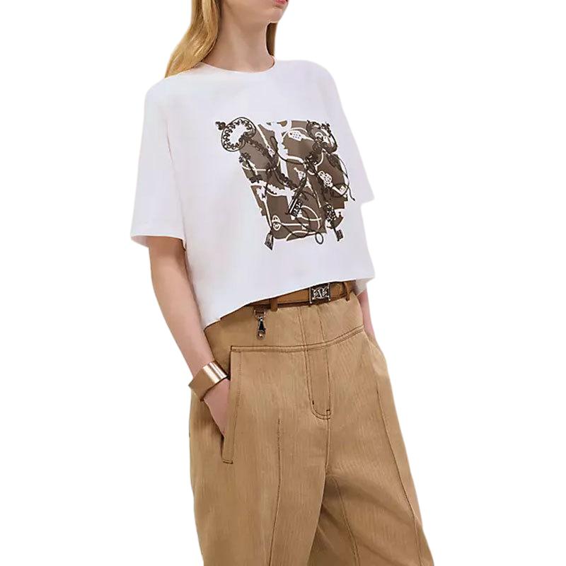 HERMES T-Shirts Women's White