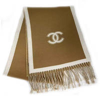 CHANEL Knit Scarves Unisex