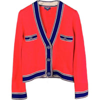 CHANEL Cashmere Sweater Women's Red