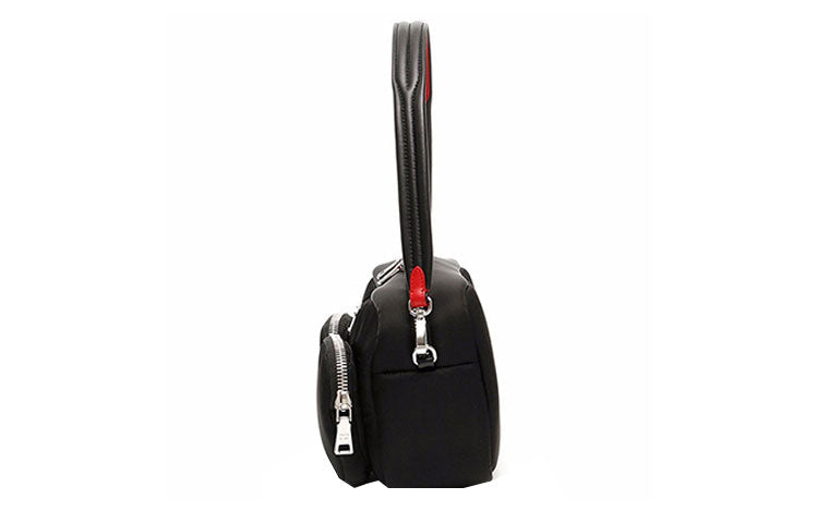 PRADA Fabric One Shoulder Handbag Women's Black