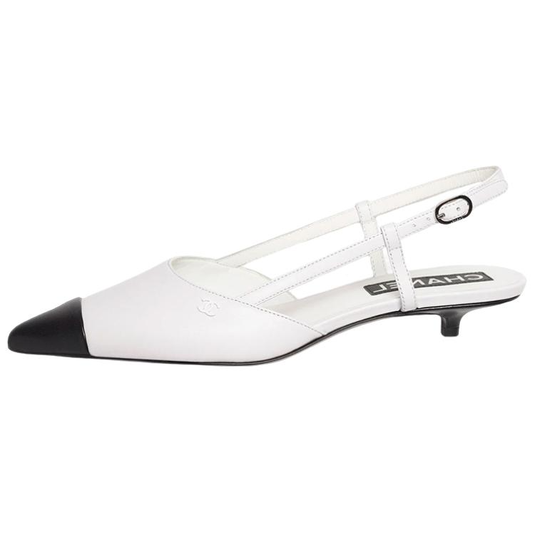 CHANEL Stylish Sandals Women's White