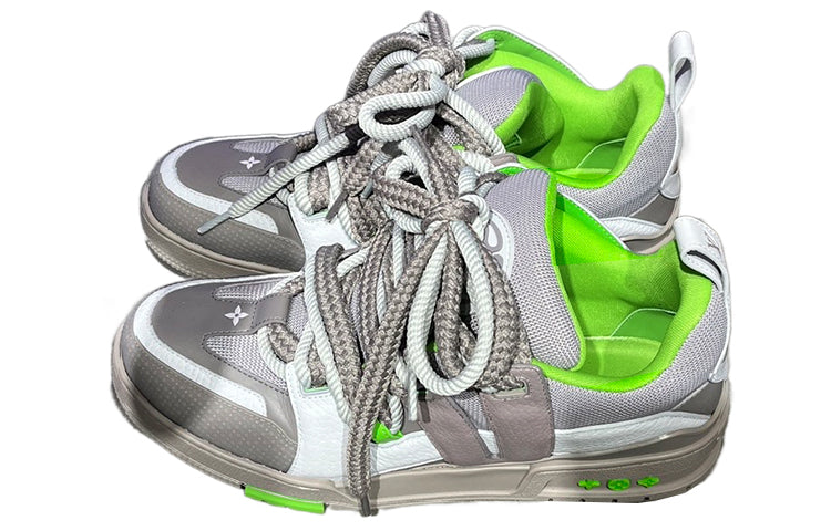 LOUIS VUITTON Skate Abrasion Resistant High Top Skateboard Shoes Men's Gray