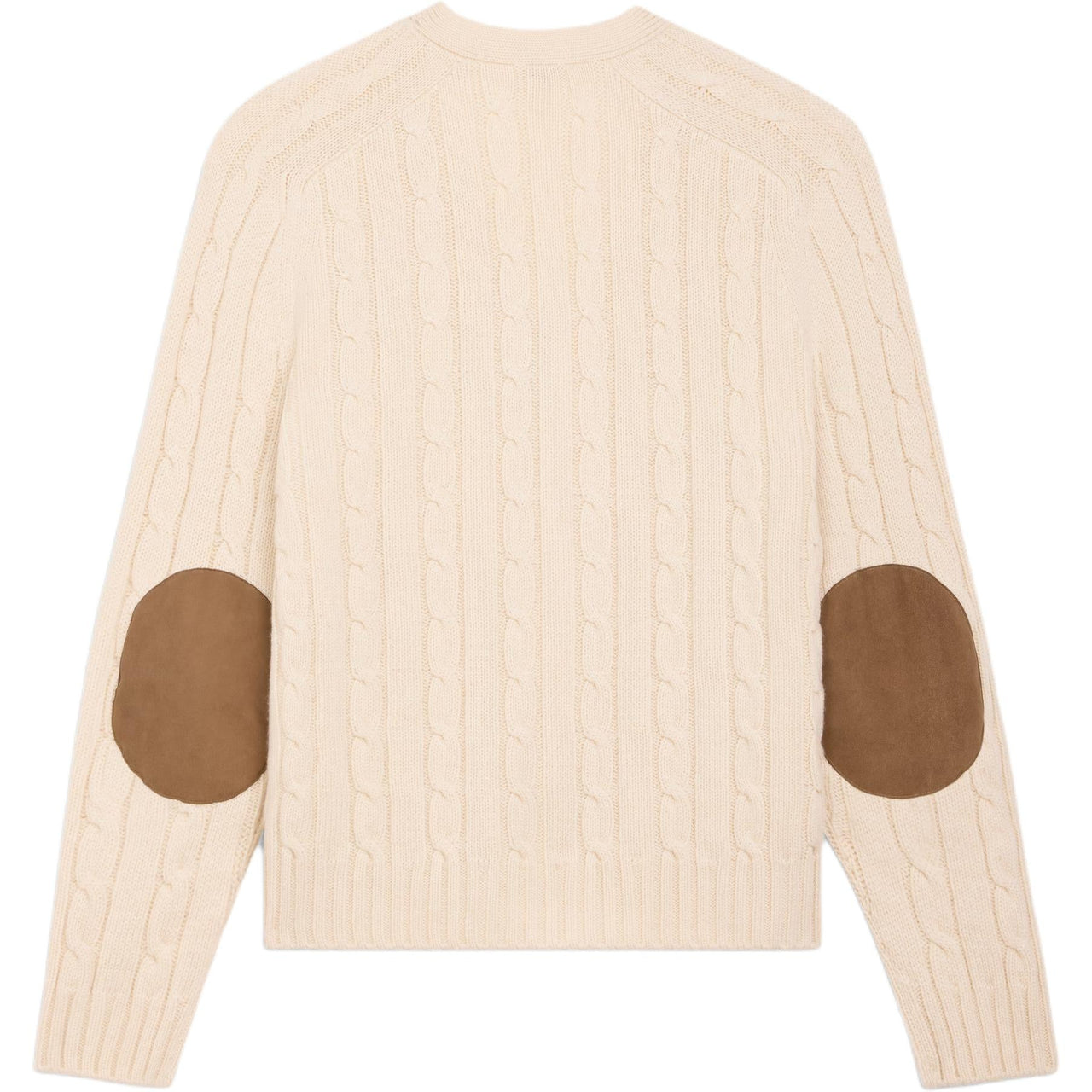 CELINE Cable knit Triomphe Cardigan In Cashmere