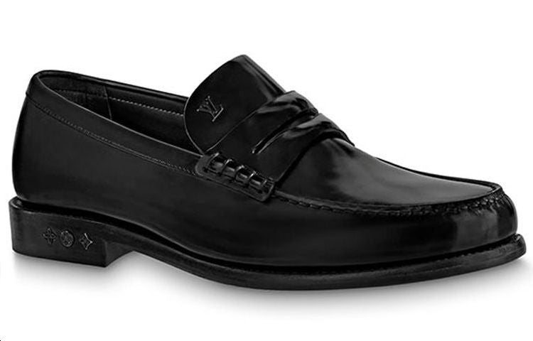 LOUIS VUITTON Monceau Casual Shoes Men's Black