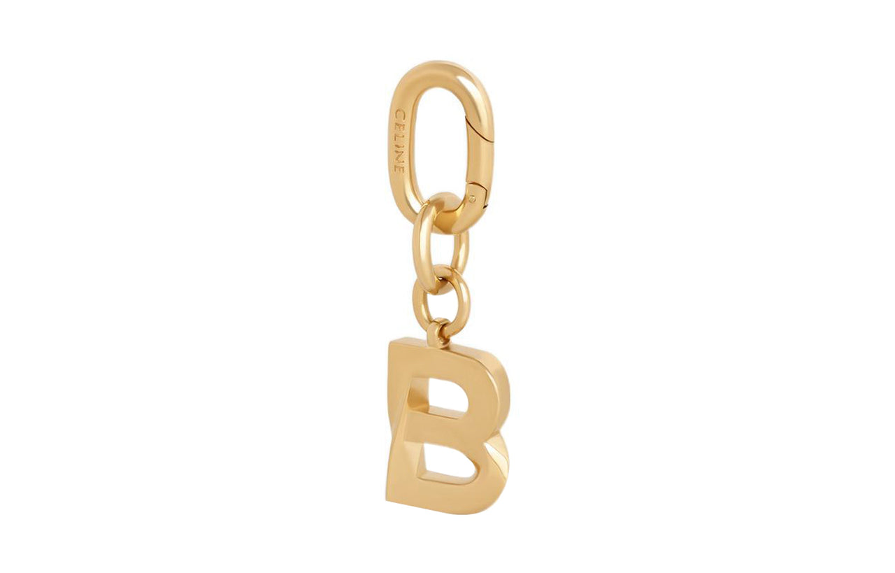 CELINE Brass Pendant Bag Accessory Women's Gold