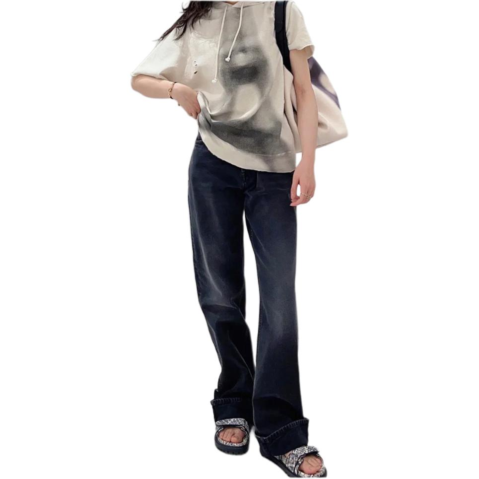 DIOR Distressed Drawstring T Shirt
