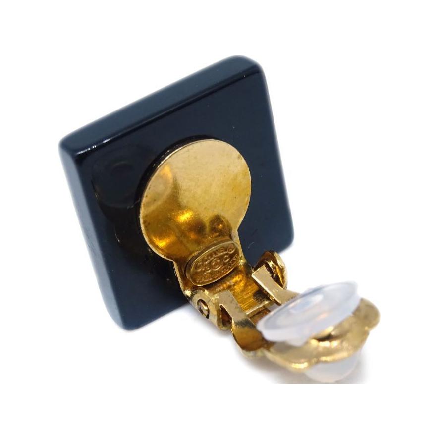 CHANEL 2003 Square Clip on Earrings