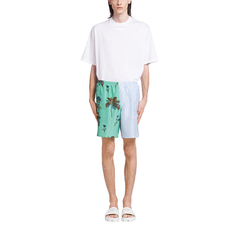 PRADA Casual Shorts Men Teal