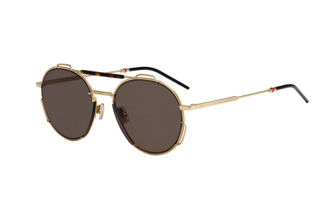 DIOR Aviator Sunglasses Men's Gold