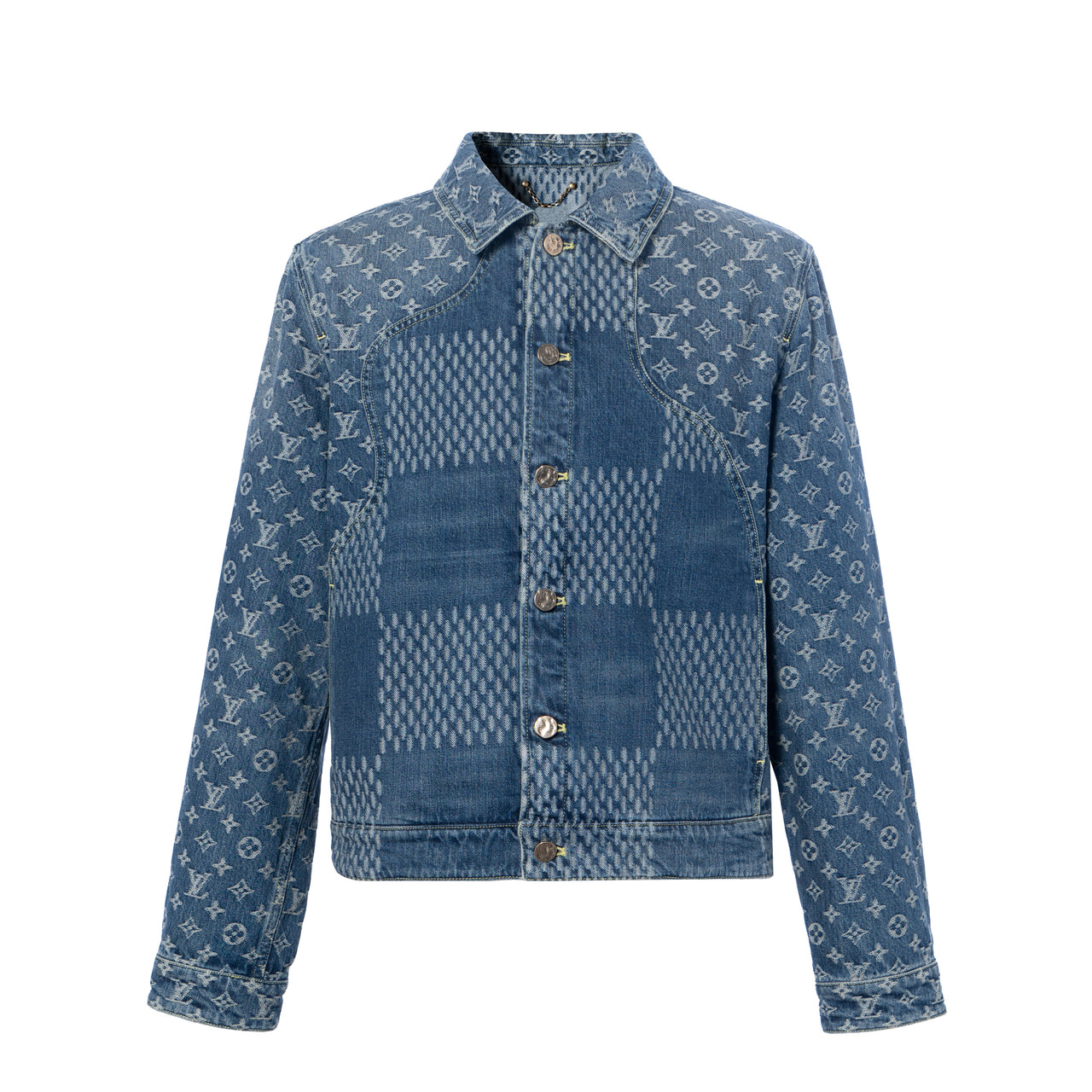 LOUIS VUITTON x Nigo Denim Jacket Men's Navy