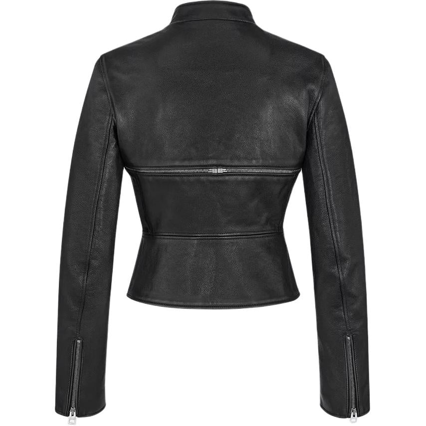 DIOR Leather Jacket Women's Black