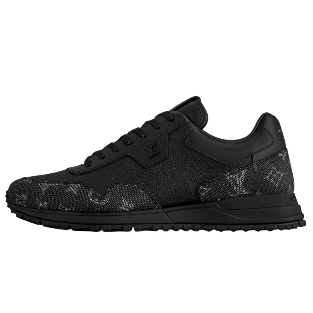 LOUIS VUITTON Run Away 2025 Spring Men's Collection Low-Top Casual Shoes Men's Black