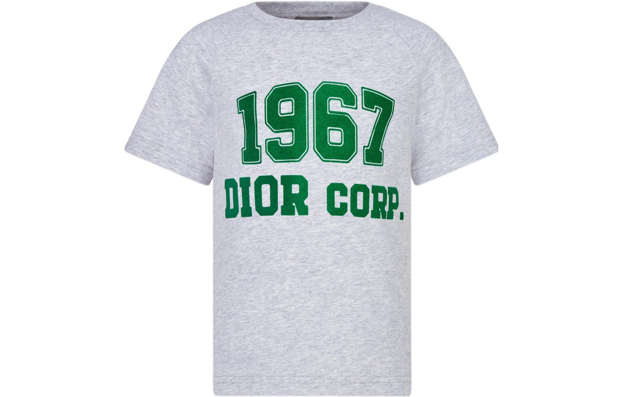 DIOR T Shirt Kids' Apparel FW22 Gray Kids'