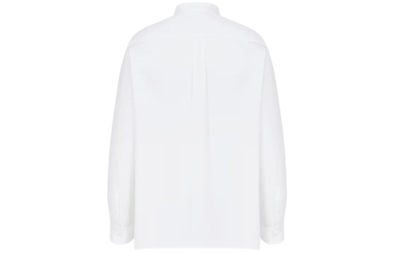 DIOR Buttoned Long Sleeved Poplin Shirt