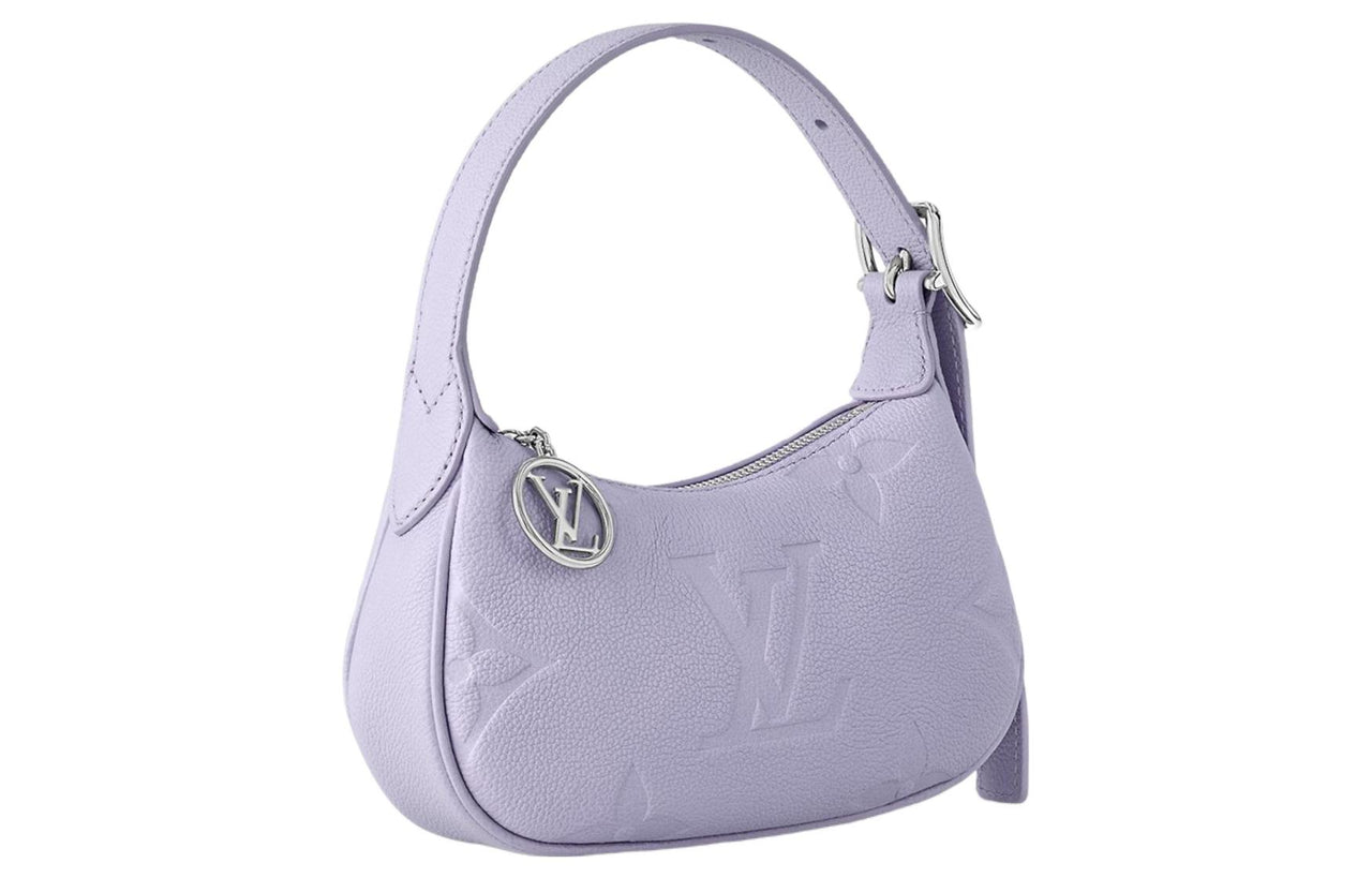 LOUIS VUITTON Cow Leather Handbag, Shoulder Bag Women's Purple