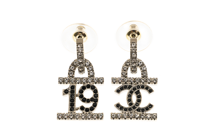 CHANEL Earrings Women's Gold