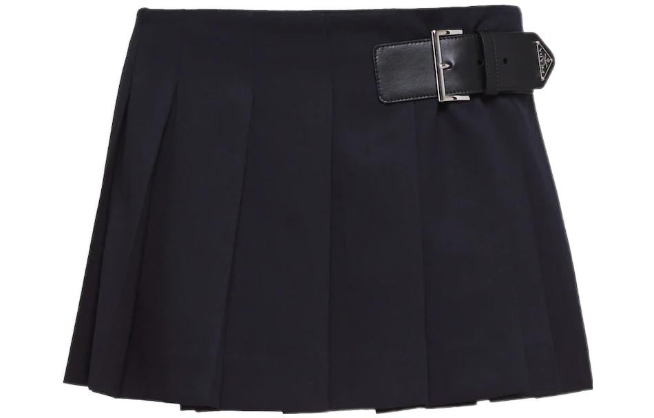 PRADA FW22 Half-Length Skirt Women's Black