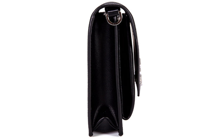 PRADA Calfskin Handbag, Shoulder Bag, Crossbody Bag Women's Black