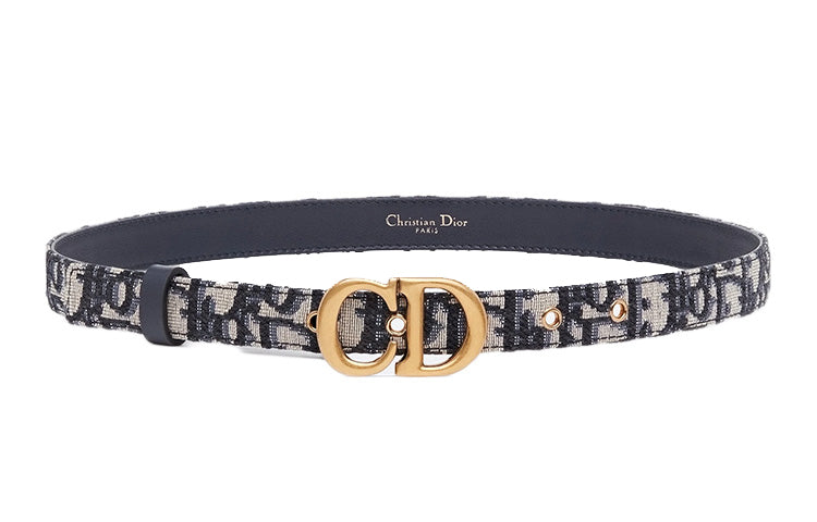 DIOR Cow Leather Leather Belts Unisex 2cm