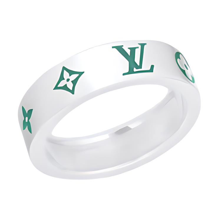 LOUIS VUITTON Brass Rings Men's Green