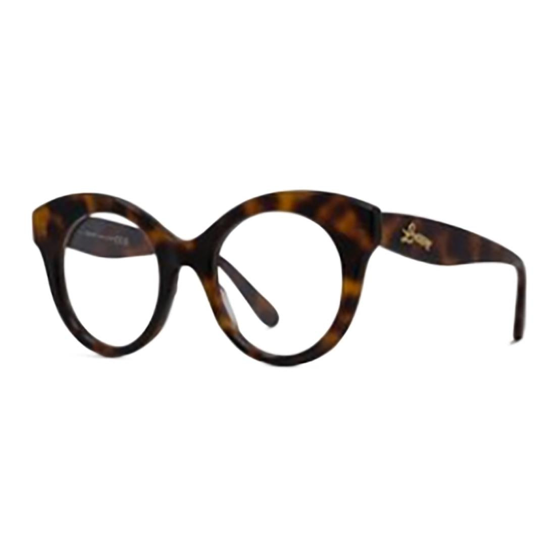 LOEWE Round Eyeglass Frames Women's Tortoiseshell