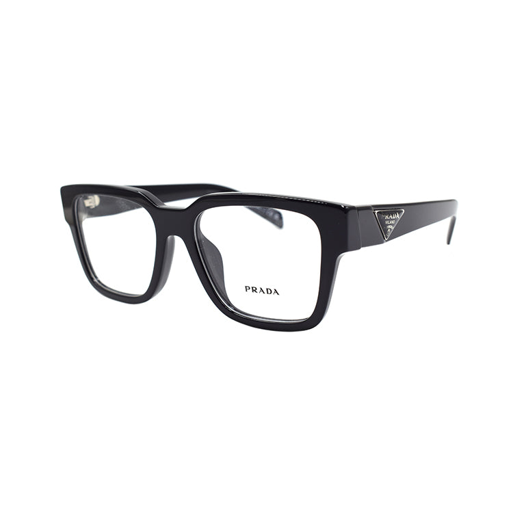 PRADA Triangle-logo Plaque Square-frame Glasses