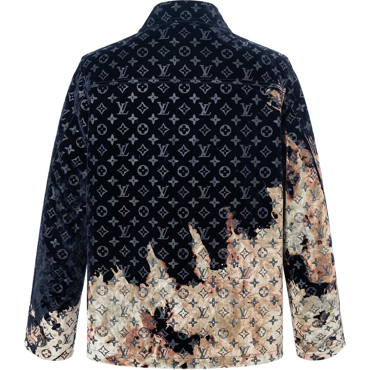 LOUIS VUITTON SS24 Denim Jacket Men's Multicolor