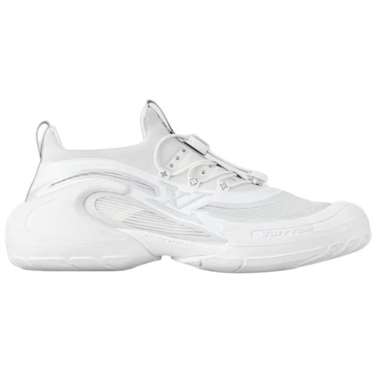 LOUIS VUITTON Low Top Casual Shoes Men's White