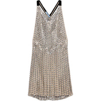 PRADA FW24 Slip Dress Women's Crystal