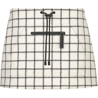 DIOR FW24 Casual Short Skirts Women's Black White