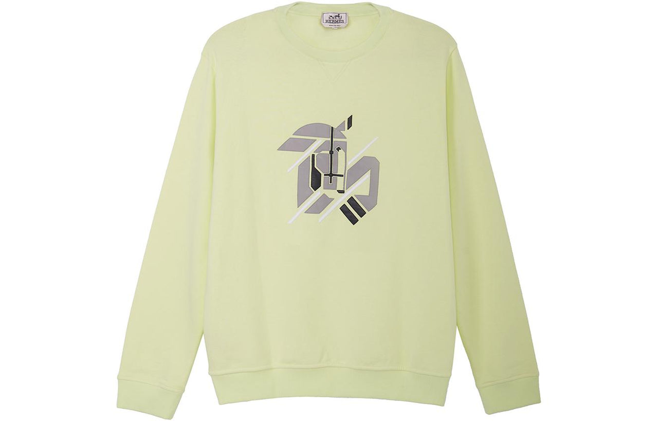 HERMES Sweatshirt Men's Lemon Green