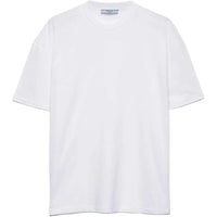 PRADA Drop Shoulder Sleeve T Shirt Women's White
