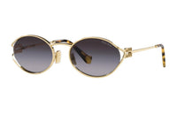 MIU MIU Oval Frame Sunglasses