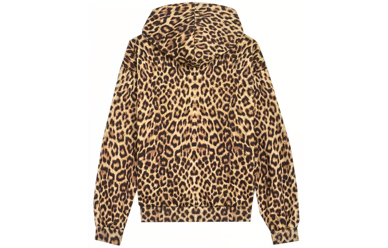 CELINE Sweatshirts Men Leopard Print