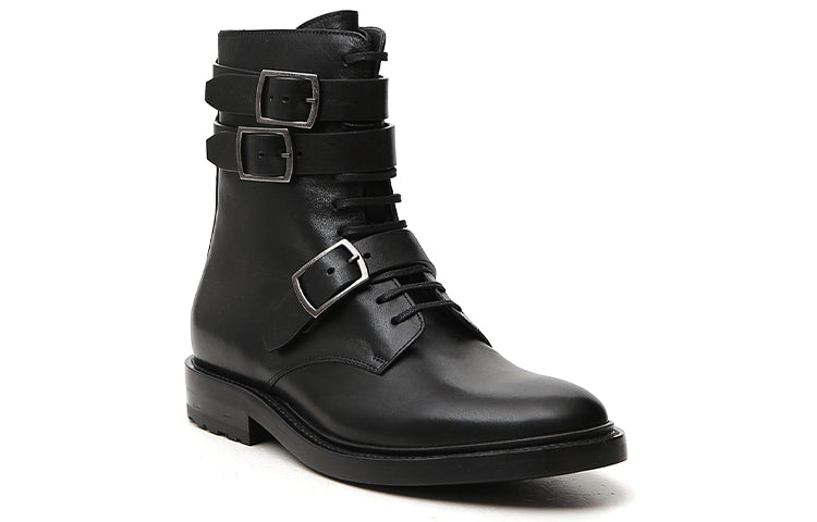 SAINT LAURENT Army Ankle Boots Women's Black