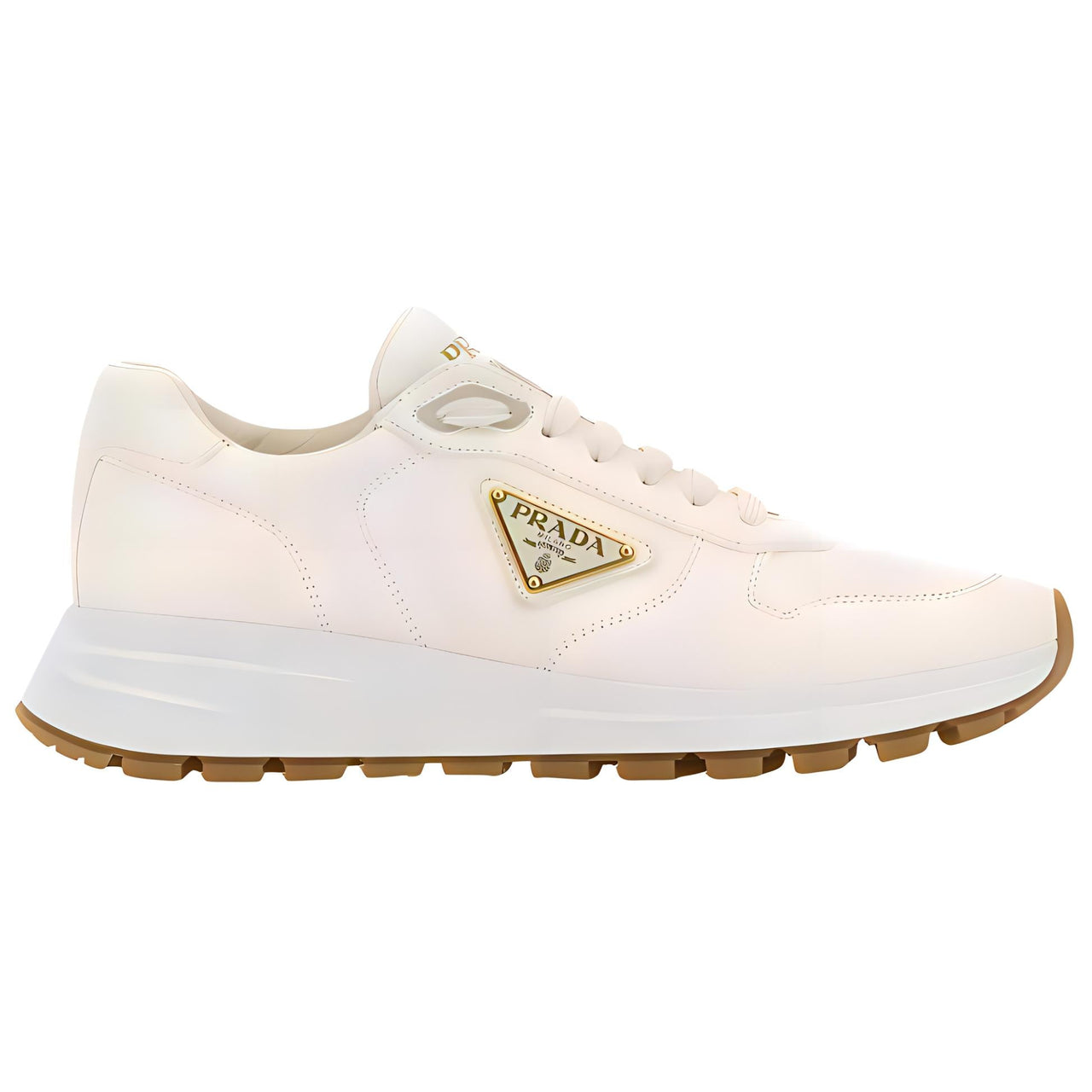 PRADA Low Top Casual Shoes Men's Ecru