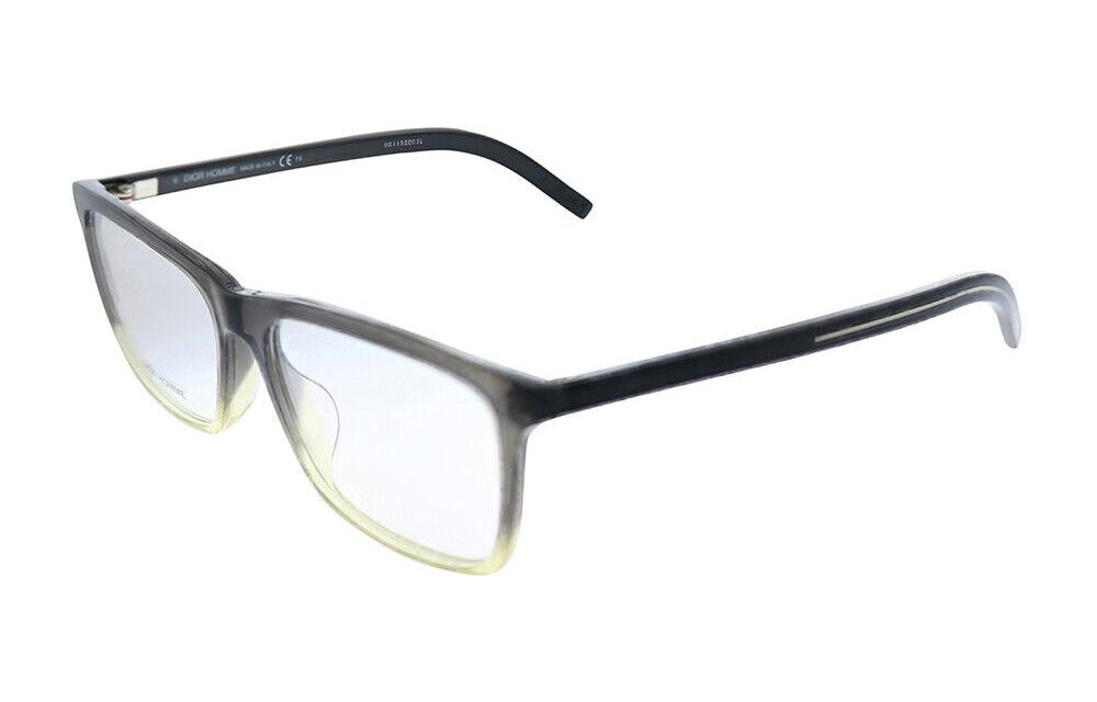 DIOR Eyeglass Frames Unisex Gray Yellow Gradient