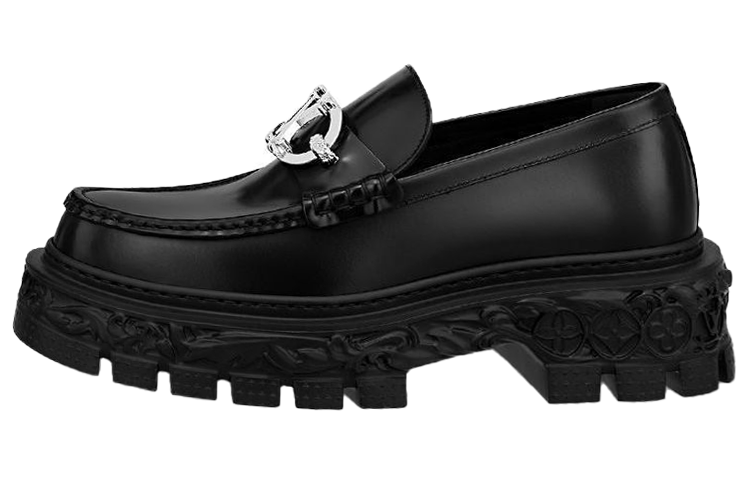 LOUIS VUITTON Baroque Loafers 'Black'