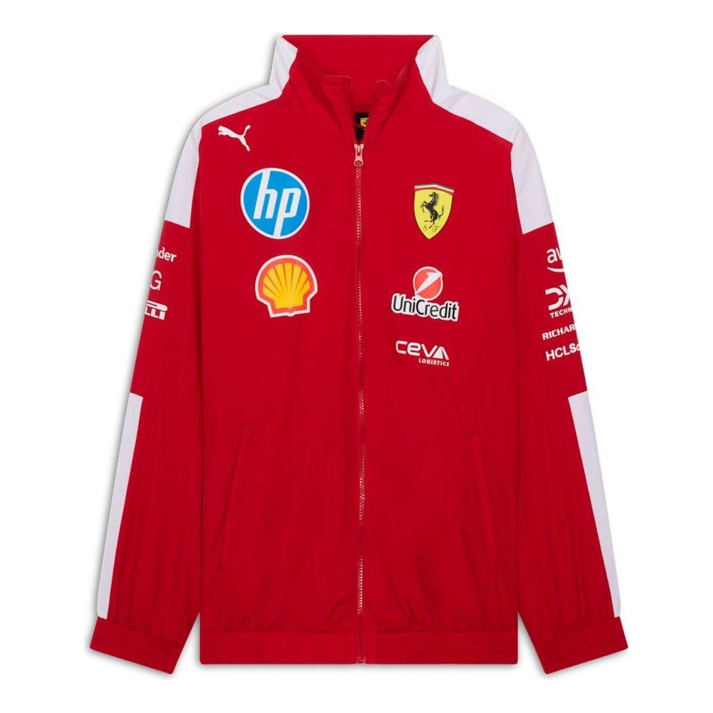 PUMA x Scuderia Ferrari 2025 Drivers T7 Oversized Jacket 'Dark Cherry' 713572-01