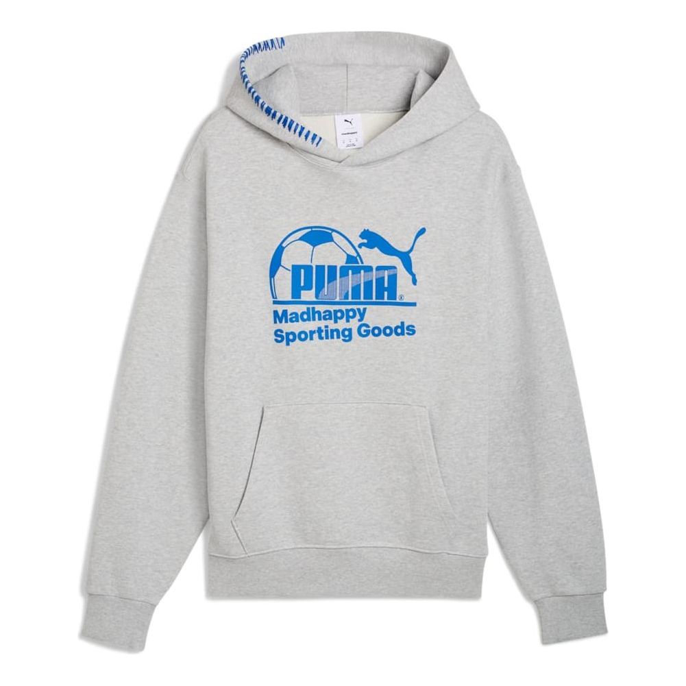 PUMA x MADHAPPY Fleece Hoodie 'Light Gray Heather' 635339-04