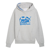 PUMA x MADHAPPY Fleece Hoodie 'Light Gray Heather' 635339-04