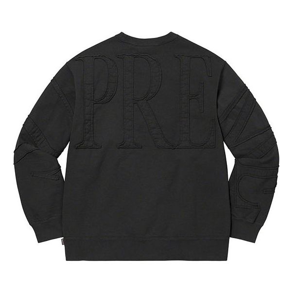 Supreme Tonal Appliqu Crewneck 'Black' SUP-SS22-863