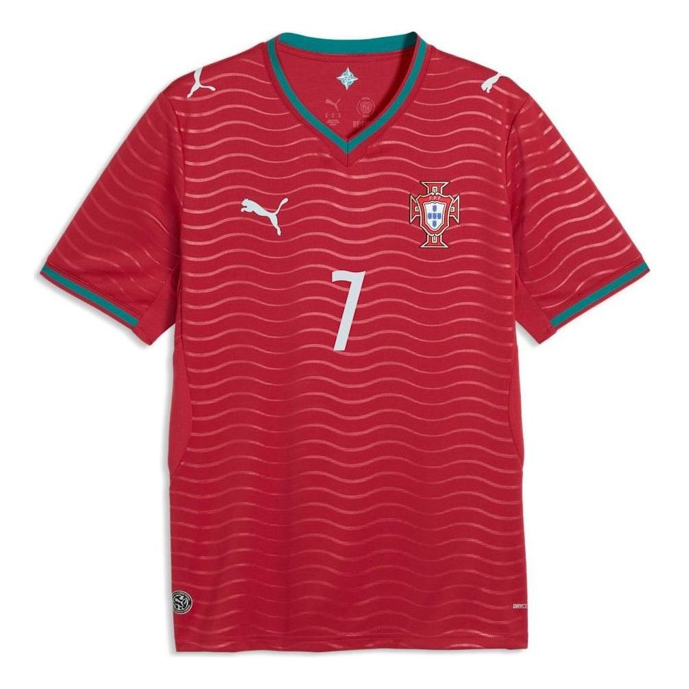 PUMA Cristiano Ronaldo Portugal 2026 Home Player Jersey 'Club Red Green Lagoon' 788141-77