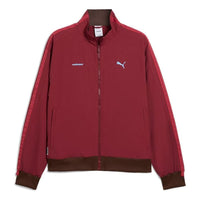 PUMA x MADHAPPY Nylon Track Jacket 'Team Regal Red' 635337-90