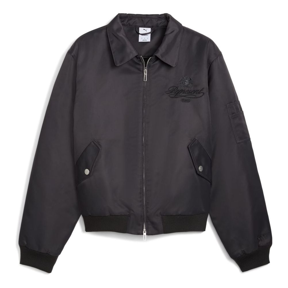 Puma x REPRESENT Logo Bomber 'Black' 632539-97