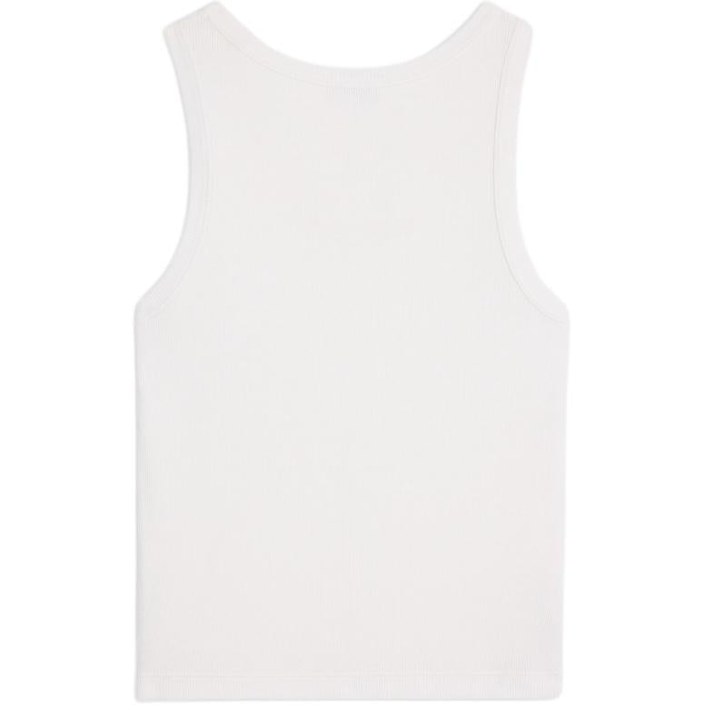 CELINE Triomphe Tank Top In Ribbed Silk Jersey