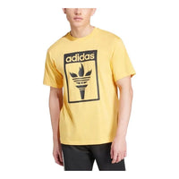 adidas Trefoil Torch T-Shirt 'Yellow Black' JJ1220