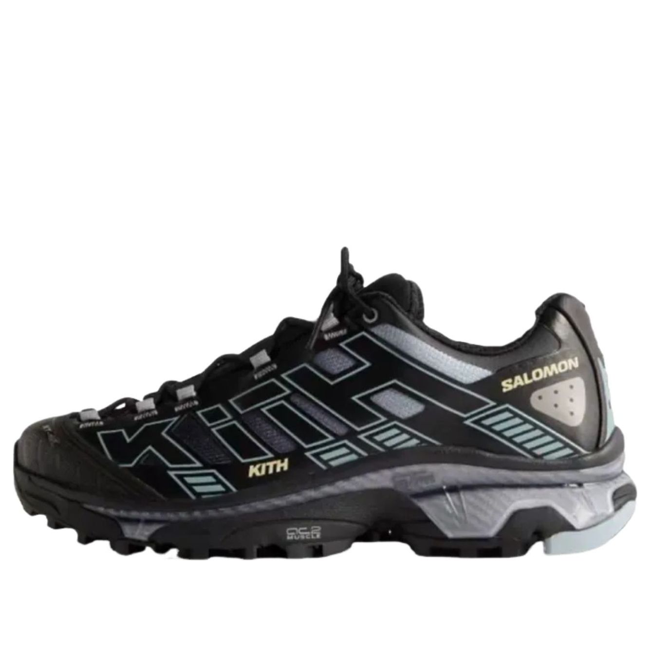 SALOMON x Kith XT-4K 'Black Alloy Blue Fog' 454508