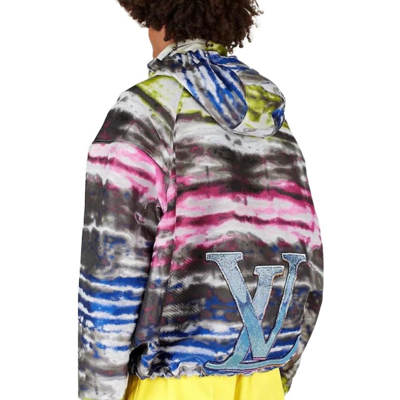 LOUIS VUITTON Abstract Print Half zip Top