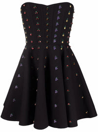 Valentino Garavani Crystal-Embellished Minidress